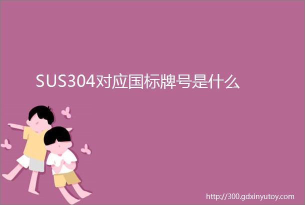 SUS304对应国标牌号是什么