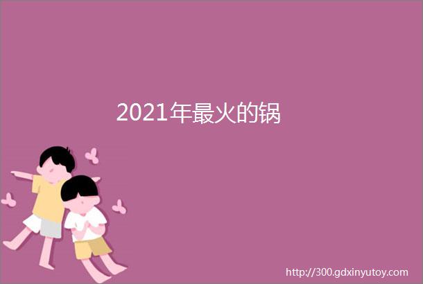 2021年最火的锅