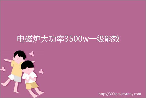 电磁炉大功率3500w一级能效