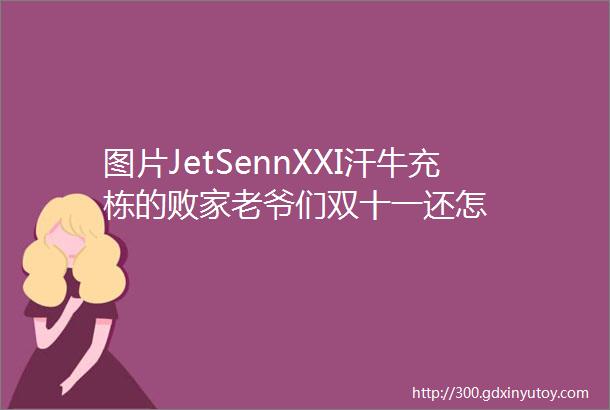 图片JetSennXXI汗牛充栋的败家老爷们双十一还怎