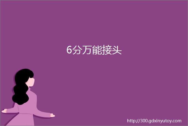 6分万能接头