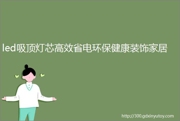 led吸顶灯芯高效省电环保健康装饰家居