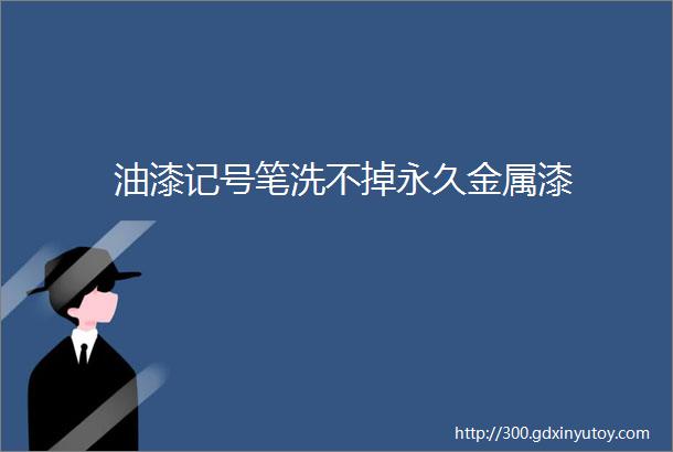 油漆记号笔洗不掉永久金属漆