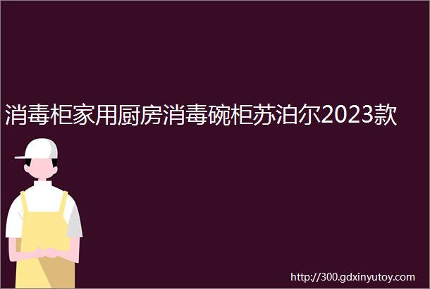 消毒柜家用厨房消毒碗柜苏泊尔2023款