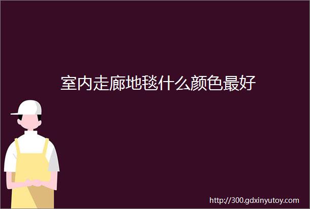 室内走廊地毯什么颜色最好