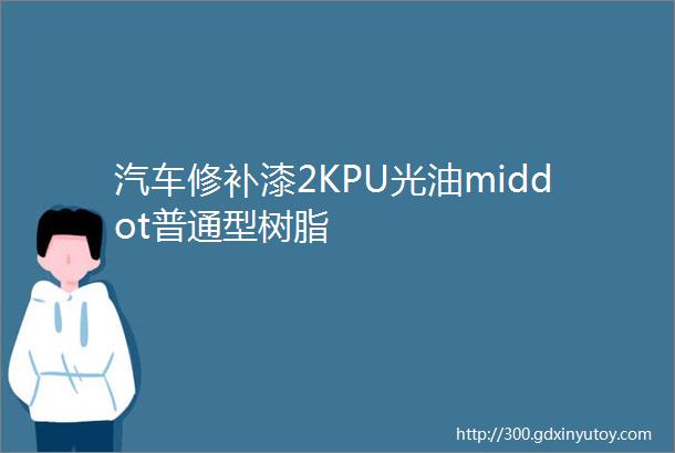 汽车修补漆2KPU光油middot普通型树脂