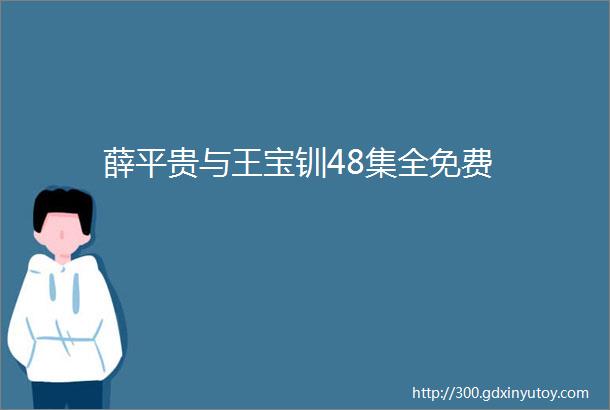 薛平贵与王宝钏48集全免费