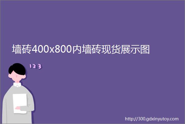 墙砖400x800内墙砖现货展示图