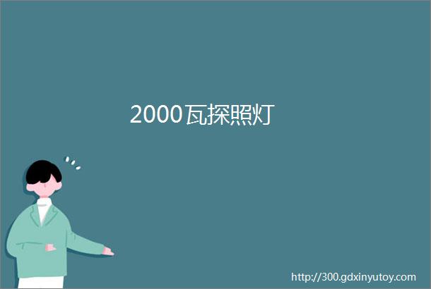 2000瓦探照灯